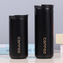 chrome 크롬 컬러 텀블러/350ml 500ml 슬림텀블러 이중스텐 보온보냉 보온병, 블랙