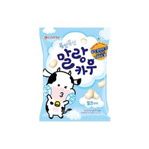 롯데웰푸드 [캔디]말랑카우 밀크 아이간식 군것질 158g, 22개