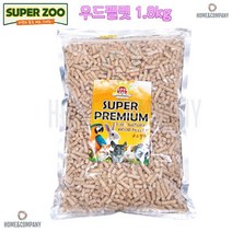 햄스터 나무속살 화장실 목재속살 우드펠렛 1.8kg 흡수력강함 배설물흡착 베딩용품