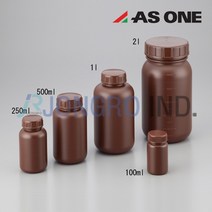 [ASONE/애즈원] HDPE 광구병 100ml / 2-5077-01