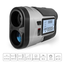 ARTBULL 레이저 골프거리 측정기 충전식 + 터치스크린 한국어 설명서, B검은색