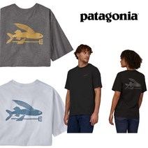 [백화점매장 정품출고] 파타고니아 남여공용 반팔티 [코리아] 23 SS 멘즈 플라잉 피쉬 리스판서빌리-티(37598O5)