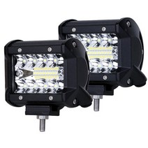 4in 자동차 LED 작업 표시 줄 오프로드 보트 트랙터 트럭에 대 한 운전 램프 ATV Led 막대에 대 한 4x4 SUV 안개 빛 12V 24V 헤드 라이트, 2pcs_2