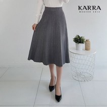 KARRA (77까지)꽈배기라인니트스커트_KB1WSK001C