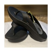 우포스 슬리퍼 쪼리 8 NEW OOFOS Recovery Comfort Thong Black Sandals Flip Flop / 남성
