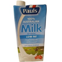 호주 수입 멸균우유 폴스 무지방 우유 1L 3개
