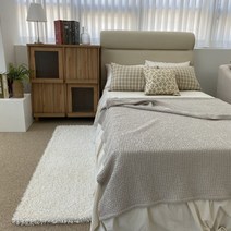 발매트 현관 미끄럼방지 욕실 샤기 주방 코코 물세탁 다용도, 아이보리_45×65cm