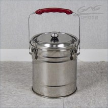 미니 이중배달국통 스텐통 이중구조 샘방지 업소용, 중(3人~4人)