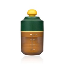 Zevin Enterprises 수동 시트러스 레몬 수박 키위 포도 압착기 착즙기 식품 등급 플라스틱 계량 마킹 컵 포함 - 400ml 옐로우 그린