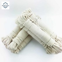 빨랫줄 국기게양대 끈 빨래줄 깃발 로프, 10mm 굵은 깃대끈 25m