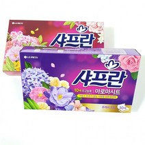 샤프란 시트 섬유유연제 빨래 섬유린스 뽑아쓰는 초고농축 30매, 핑크30매