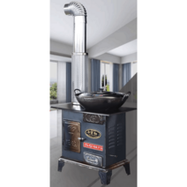 거꾸로 타는 화목난로 실외난로 리버스 갈탄 연탄, 본품  3m 파이프세트