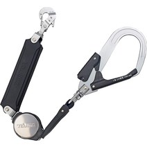 타지마 안전대 하네스용 랜 야드 로프 싱글 L1 A1FR150-L1BK, 싱글 (경질 스틸) + 자바라개