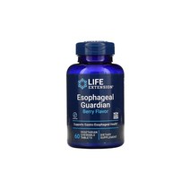 라이프 익스텐션 Esophageal Guardian Berry 60Vegetarian Chewable Tablets 탄산마그네슘 중탄산칼륨 딸기추출물 석류추출물 스테아르산