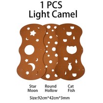 변형 가능한 접이식 튜브 하우스 DIY 인터랙티브 애완 동물 고양이 침대 매트 99 가지 모양 접합 터널 펠, 02 1PCS Star and Moon, 29 Light Camel