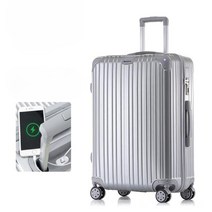 여행용 캐리어 충전 출장 가방 20인치 28인치 중대형 바퀴 화이트