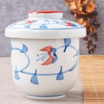 붉은꽃 차완무시 일본식 계란찜 자왕무시 자완무시 차왕무시 그릇