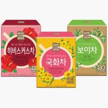 녹차원 건강주스 탕비실 음료수 가벼운습관 3종(히비스커스차+보이차+국화차) 팬트리 학원 식재료, 4개