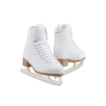 Jackson 클래식 200 여성용/용 피겨 아이스 스케이트 - 용 사이즈 12 미디엄 너비, White - Mark 1 Blades, Childrens Size-11.0