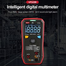 다기능 전기 계측기 휴대용 UNI-T 전압 전류 테스터 디지털 멀티 미터 측정기 UT123D True RMS EBTN 디스플, 한개옵션0