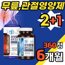 골반 어깨 담걸렸을때 관절영양제MSM 120정x3개 관절영양제 추천 무릎에서소리 뼈마디 관절 연골 보충제 상어연골