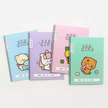 1500 쪼꼬미친구들 알림장 스프링알림장 초등학생, 여아용핑크or퍼플