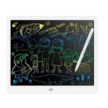 15 인치 전자 태블릿 보드 LCD 태블릿 디지털 그리기 태블릿 필기 패드 휴대용 울트라 얇은 보드|디지털 태블릿|, 1개, 단일, 15inch white