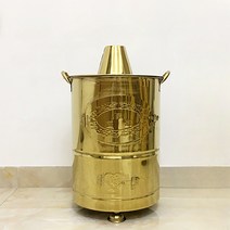 소형 드럼통 소각기 공사장 팬션 낙엽 폐지 간이 화덕, 실버 대형(두께 0.6mm)