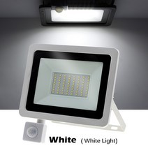 정원등 벽등 전원주택 조명220 v led 투광 바다무드등 빙글빔 선셋조명 은하수 달 pir 모션 센서 반사판 le, 03 Type2 White Light_05 100W