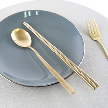모던 티타늄 커트러리 4color 로즈골드 블랙 골드 고급 스텐 양식기 수저세트, 디너나이프, 실버(무광)