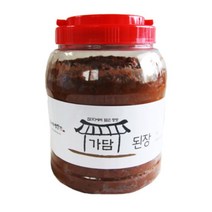 시골 경북 국산콩 명품 집 묵은 된장(3KG) 합천 예찬 봉화 경상도 옛날 수제 조선 된장, 3kg, 1개