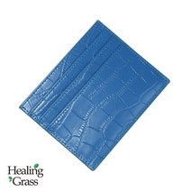 [AK분당점] [힐링그래스]심플 슬림 양면 카드지갑 HGLP7527BL