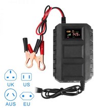 1Pc 자동차 오토바이 지능형 12V 20A 배터리 리드 산 성 스마트 충전기 CSL2017, 01 US plug