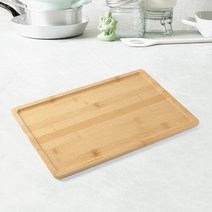 대나무 사각 키친몰 우드트레이(36x24cm) 서빙트레이 혼밥 쟁반 카페