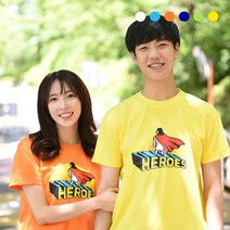2022 교회단체티 HEROES 히어로(성인), XXL, 흰색