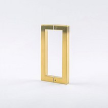 도무스 강화도어손잡이 G220SB 20x20 P200mm 골드무광 목문 유리문 철문 가마찌 중문