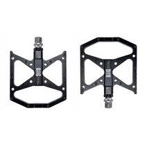 1pcs 산악 자전거 알루미늄 합금 팔린 페달 플랫폼 페달 BMX MTB, 검은색