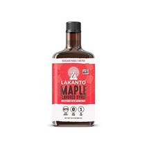 Lakanto 라칸토 무설탕 메이플 시럽 감미료 케토 비건 13FlOz, Maple_13 Fl Oz (Pack of 1)