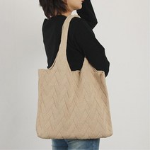 체크조직 탄탄한 니트소재 여성용 숄더백 여름 핸드폰가방 캐쥬얼 지갑 워킹맘 잇템