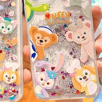 메릴 더피 프렌즈 쉐리메이 스텔라루 투명 젤리 하드 핸드폰 펄 글리터 반짝이 휴대폰 아이폰케이스 7 8 플러스 X XR XS Max 11 12 미니 프로 맥스 mini pro