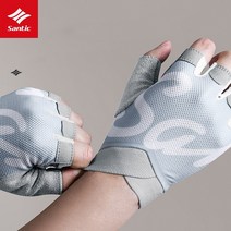 산틱 자전거 라이딩 여성용 반장갑 L2P113, 블루 L2P113B