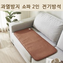 더안 무독성 레자 2인용 방수 의자 쇼파 전기방석 물걸레가능