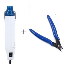 산업용 가정용 농업용 소형 전기 히팅건 열풍기 86, 흰색 + 펜치