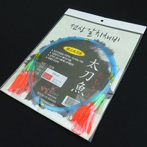 L6 선상갈치채비 블루라인 레드꼴두기, L6-선상 갈치채비 레드(10개입)