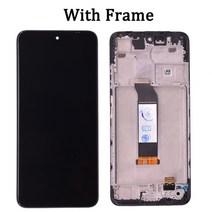 휴대폰 호환 액정수리 LCD교체 원본 6.53939 xiaomi redmi note 10 5g lcd 디스플레이 터치 스크린 디지타이저 어셈블리 m2103k19g for m3, 오리지널 블랙 프레임