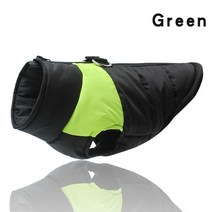 패딩 겨울 개 옷 방수 애완 동물 조끼 지퍼 자켓 작은 중형 대형 Pug Chihuahua French Bulldog Coat, 06 Bright Green_01 S