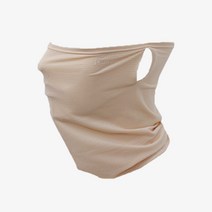 쿨 멀티스카프 자외선차단 여름 햇빛가리개 냉감귀걸이낚시 런닝 등산용, 잔줄 살구색