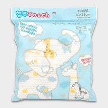 [치타마켓] 국산 빨아쓰는 주방 무형광 펄프 행주 터치 걸레 청소용품 타올, 10매입