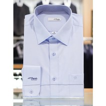 [AK PLAZA] [듀퐁셔츠] 남성 일반핏 순면 자가드 긴팔 남방 와이셔츠 (SE3SM12LS707SBU)