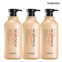 휘엔느 모링가 단백질 대용량 천연 약산성 두피 샴푸 1000ml x 3개 무실리콘 저자극 딥클렌징
